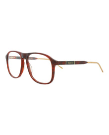 Gucci Aviator Acetate Optical Frames | Havana