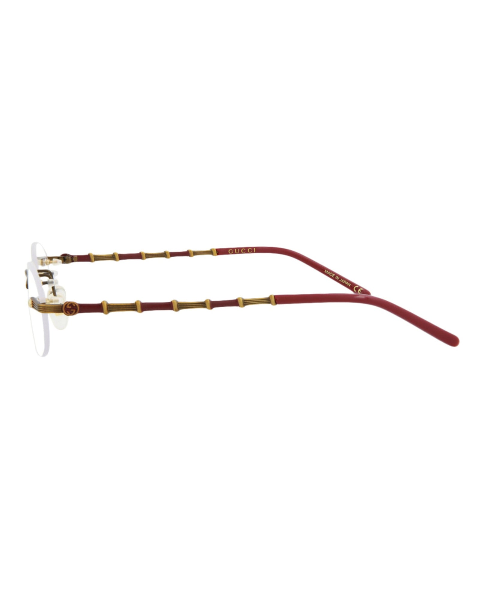 Gucci Round Metal Optical Frames | Gold