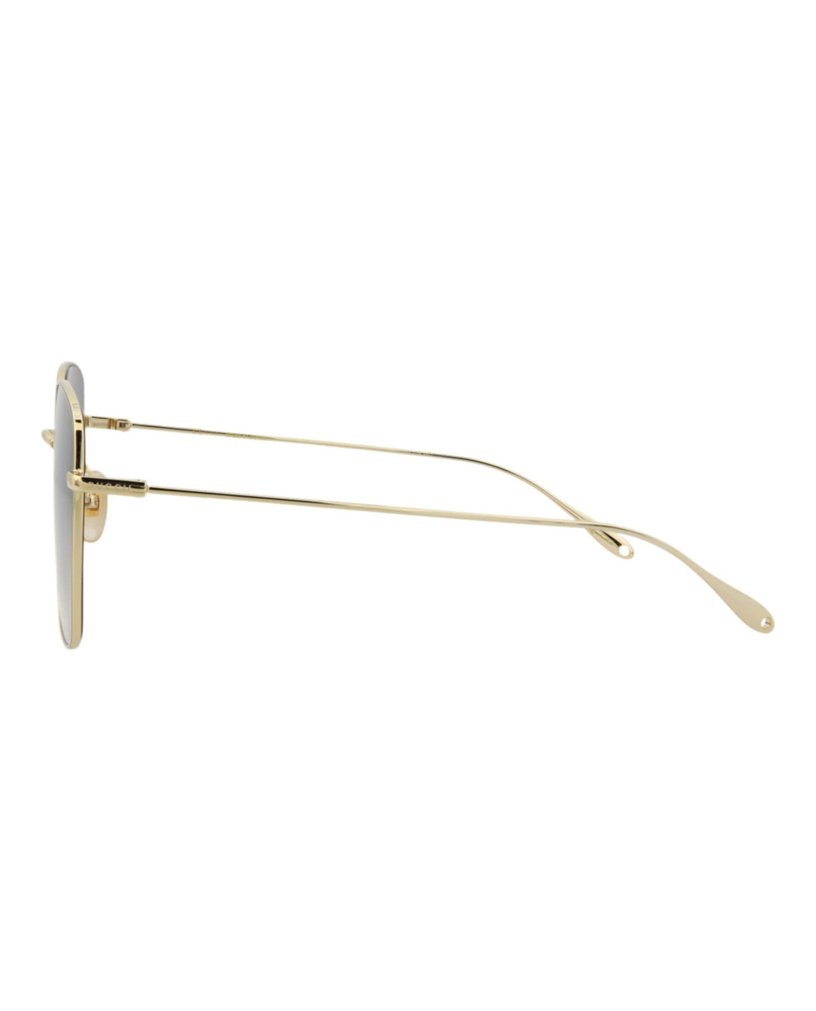 Gucci Square Metal Sunglasses | Gold