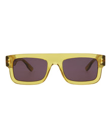 Gucci Square Acetate Sunglasses | Yellow