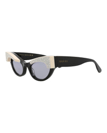 Gucci Cat Eye Acetate Sunglasses | Black