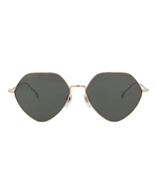 Gucci Square Metal Sunglasses | Gold