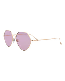 Gucci Square Metal Sunglasses | Gold