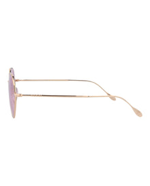 Gucci Square Metal Sunglasses | Gold