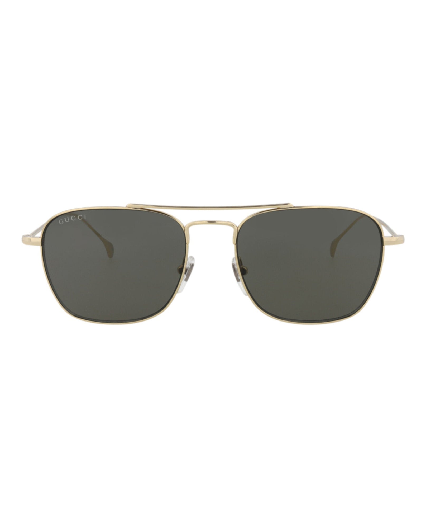 Gucci Square Metal Sunglasses | Gold