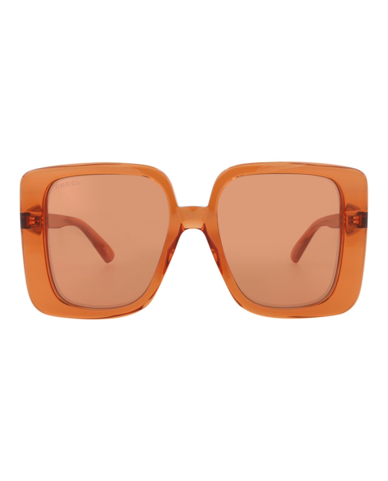 Gucci Square Recycled Acetate Sunglasses | Orange