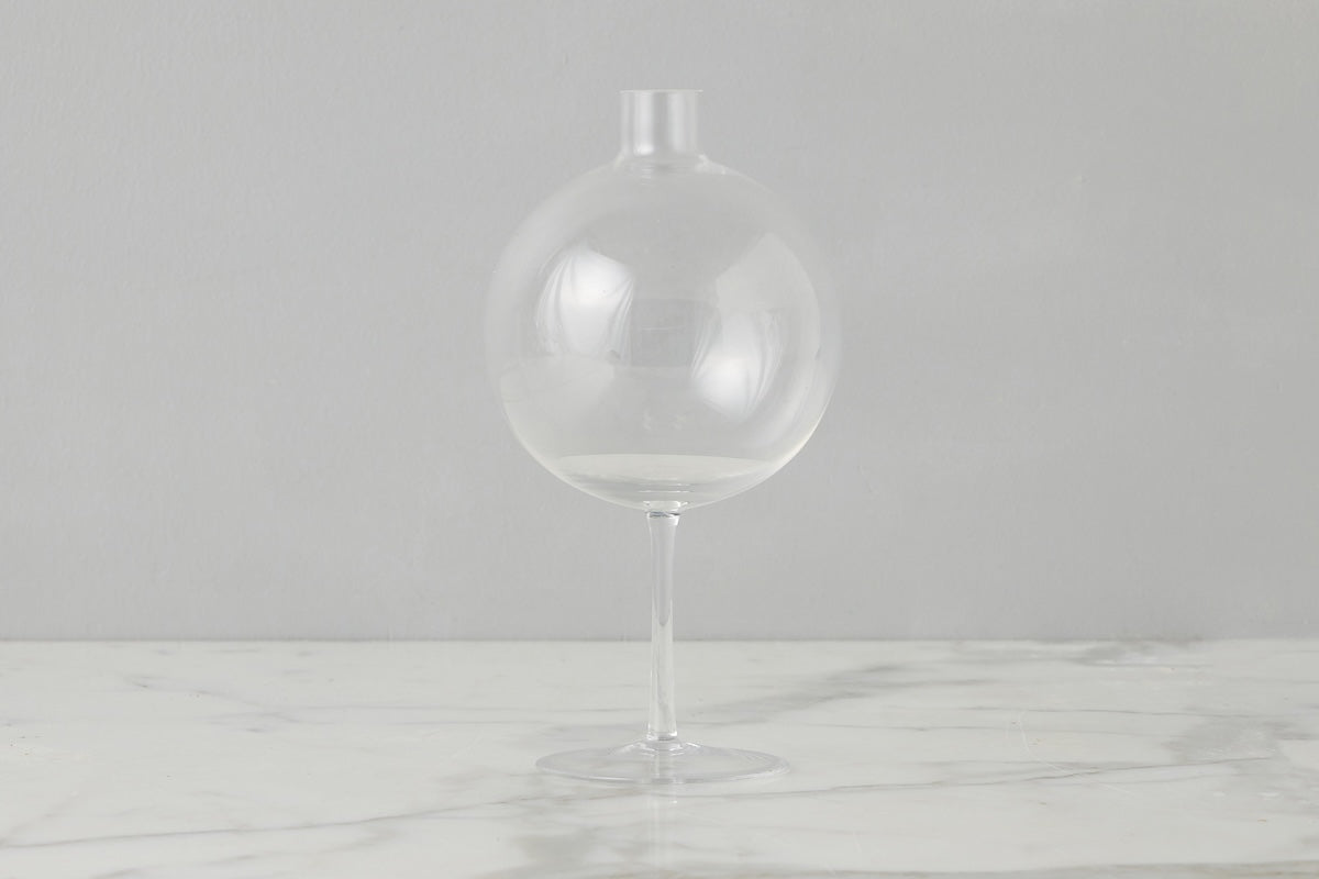 Wine Glass Vase | Clear | Large