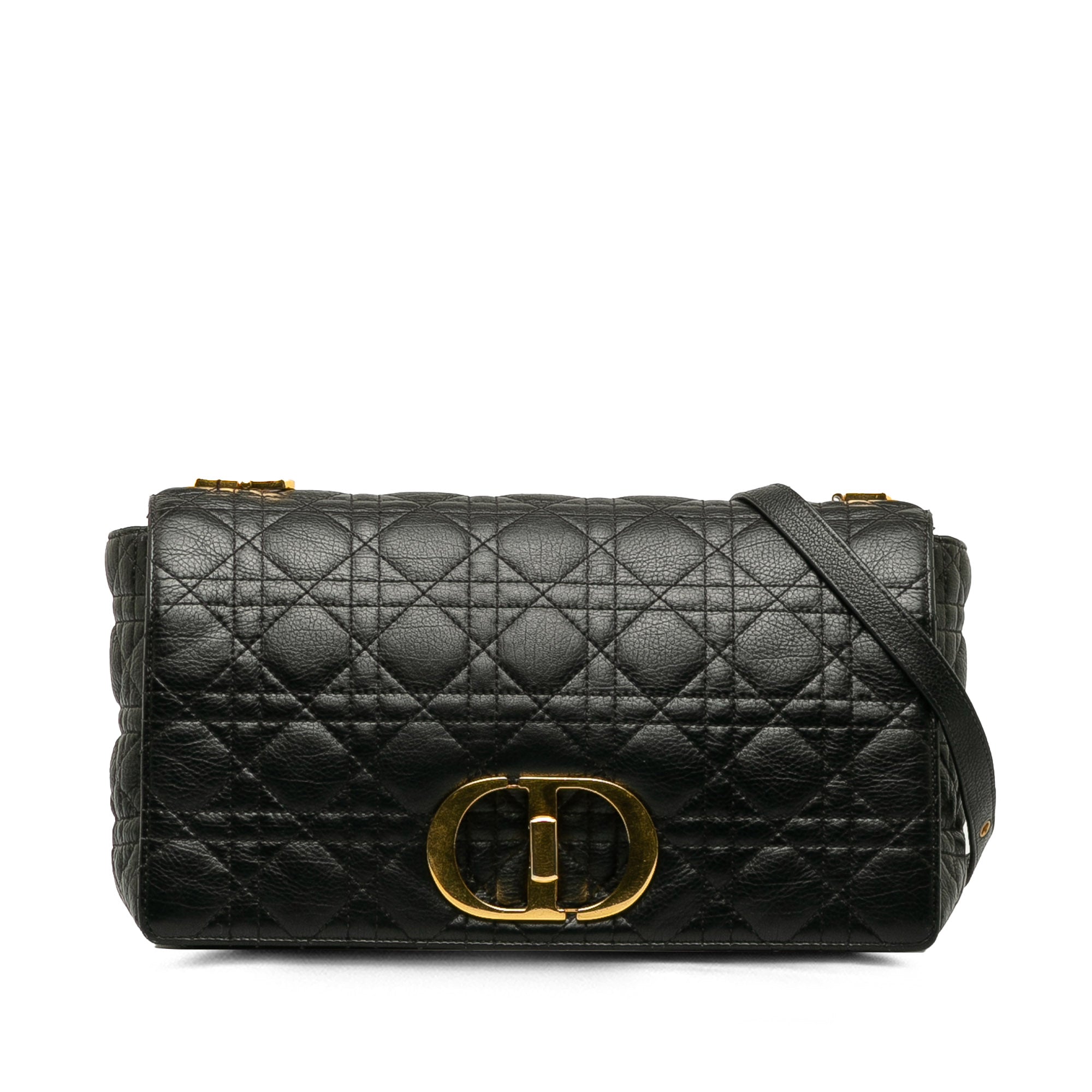 Dior Pre-Owned Large Cannage Caro | Women | Black