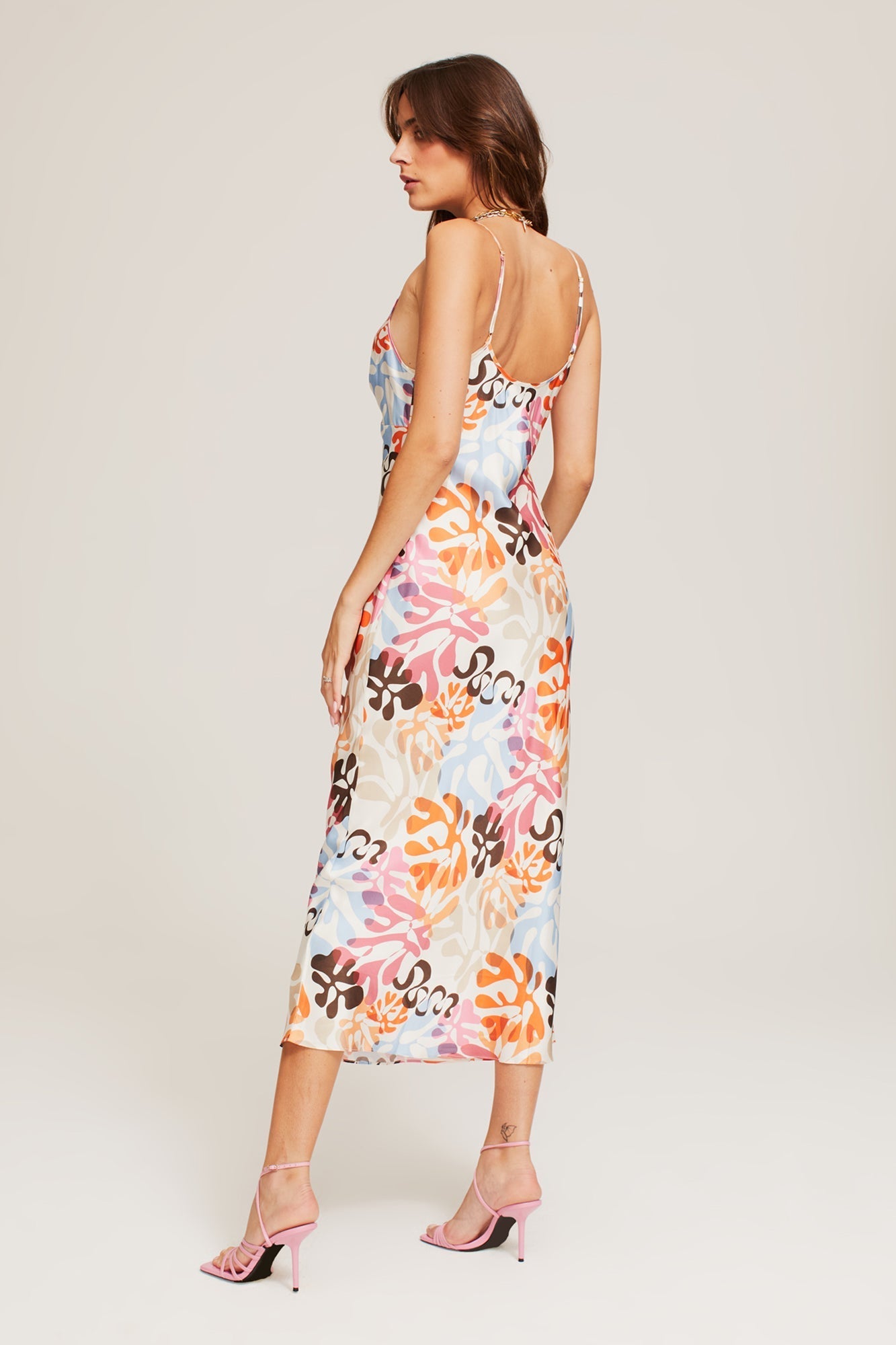 GINIA Henri Long Slip  in Vivre Print