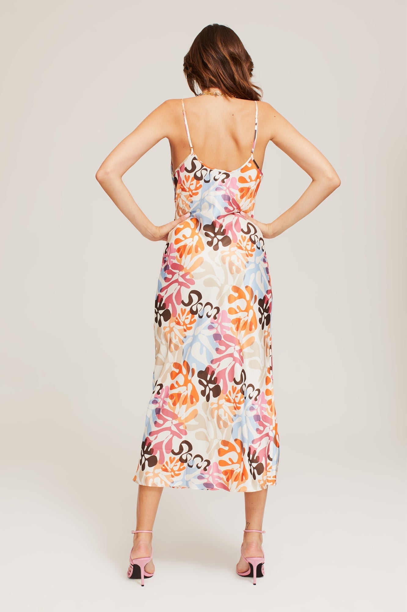 GINIA Henri Long Slip  in Vivre Print