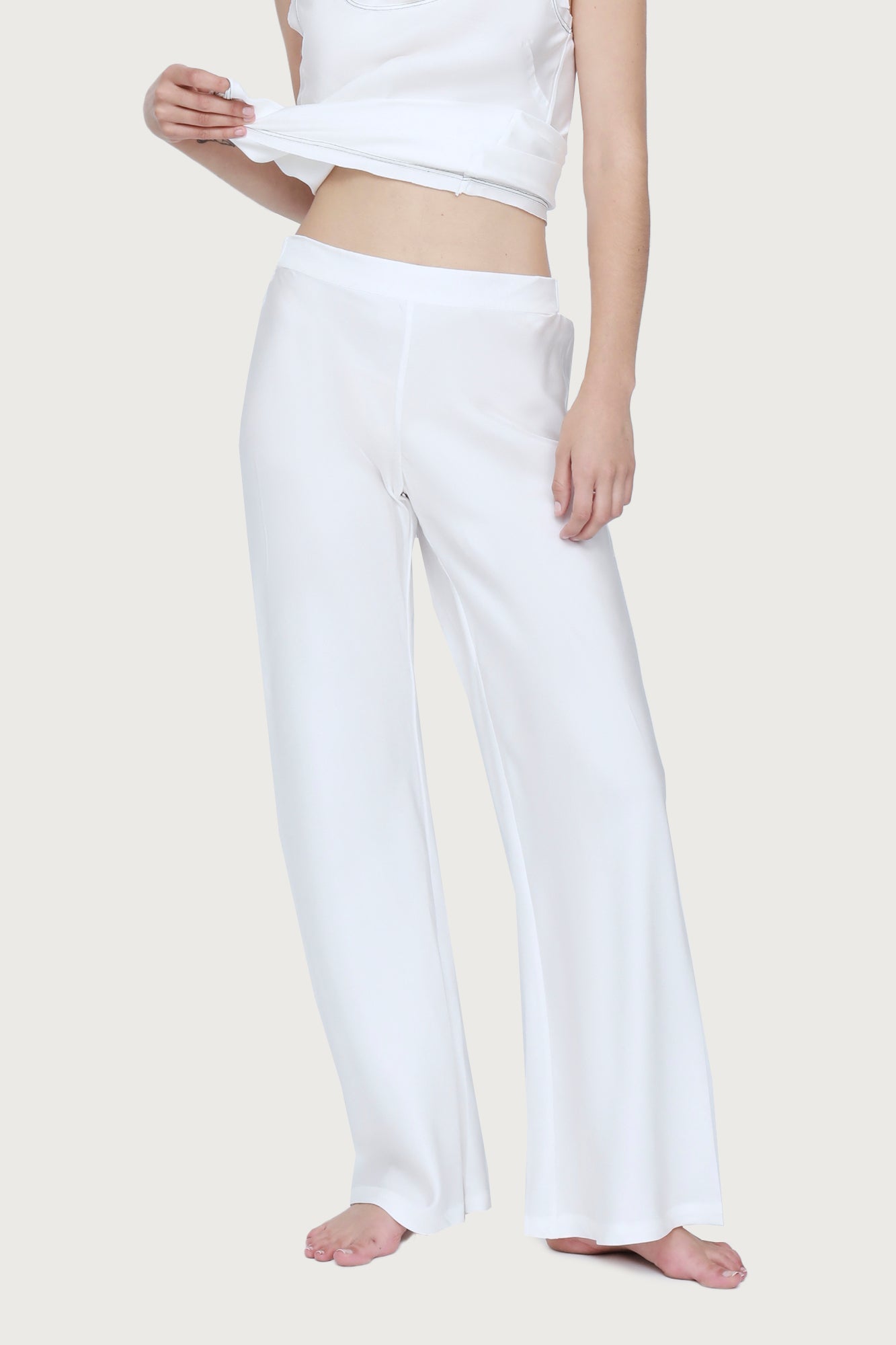 Lorena pant by Ginia in Cream 