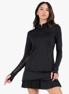 Top Golf | 1/4 Zip Long Sleeve | Black