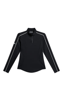 Adiola Quarter Zip Mid Layer in Black by J.Lindeberg