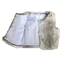 Girl | Grey Rabbit Vest | Gray
