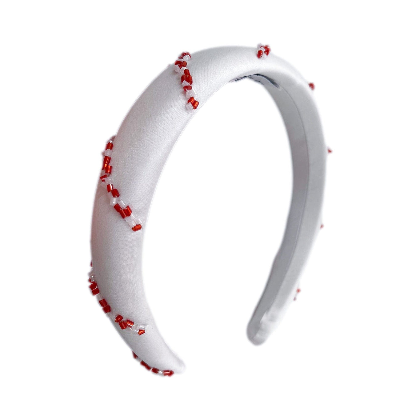 Girl | Holly Candy Cane Headband | White