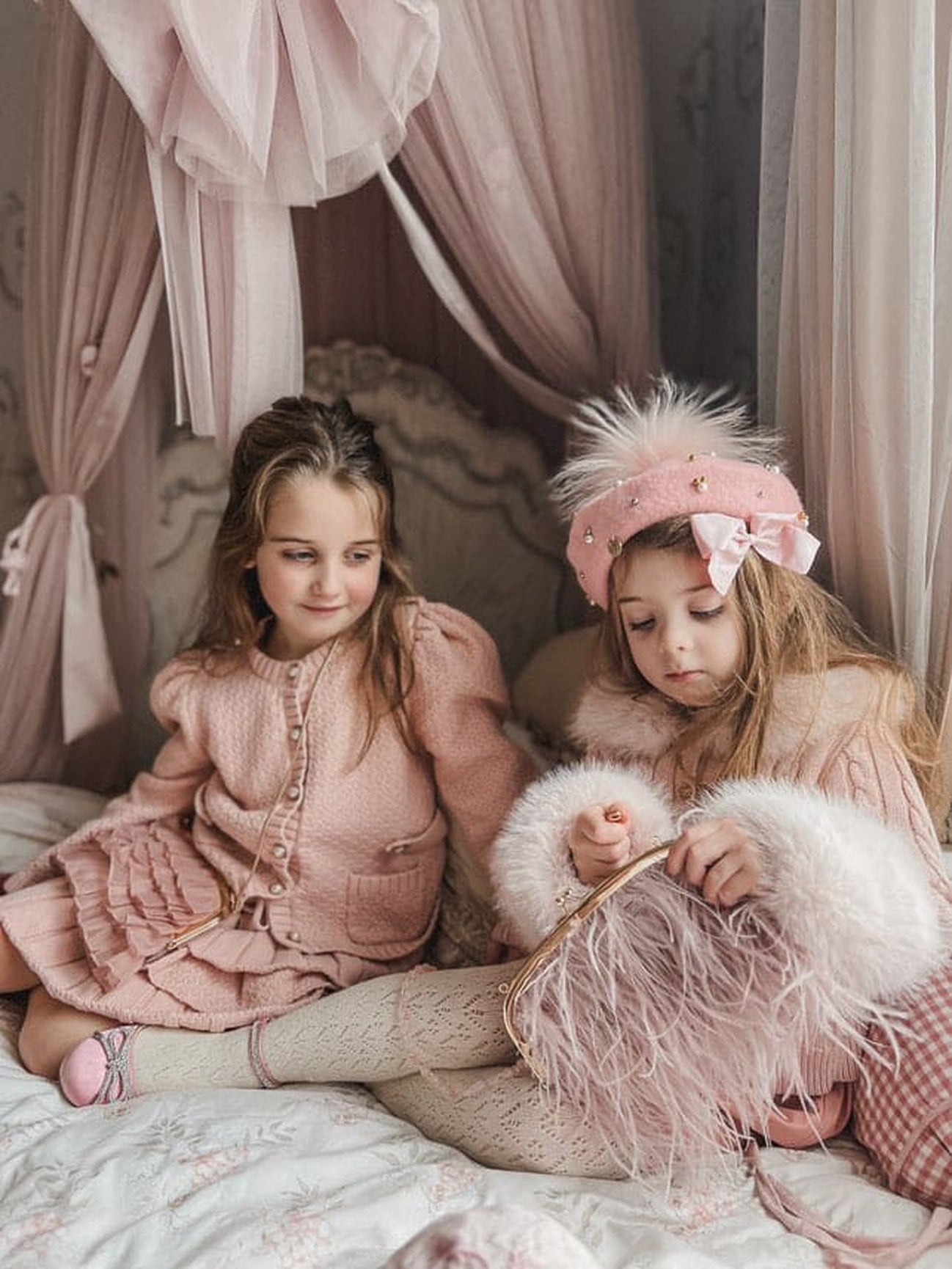 Girl | Julie Pink Knit Cotton Skirt