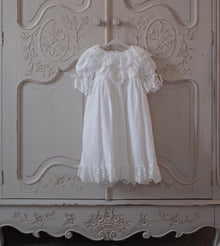 Girl | Katherine Embroidered Linen Dress | White