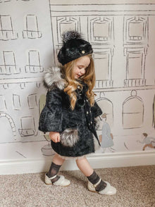 Girl | Milana Noir Kids Beret | Black