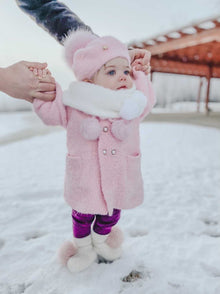 Girl | Milana Victoria Neck Warmer | White