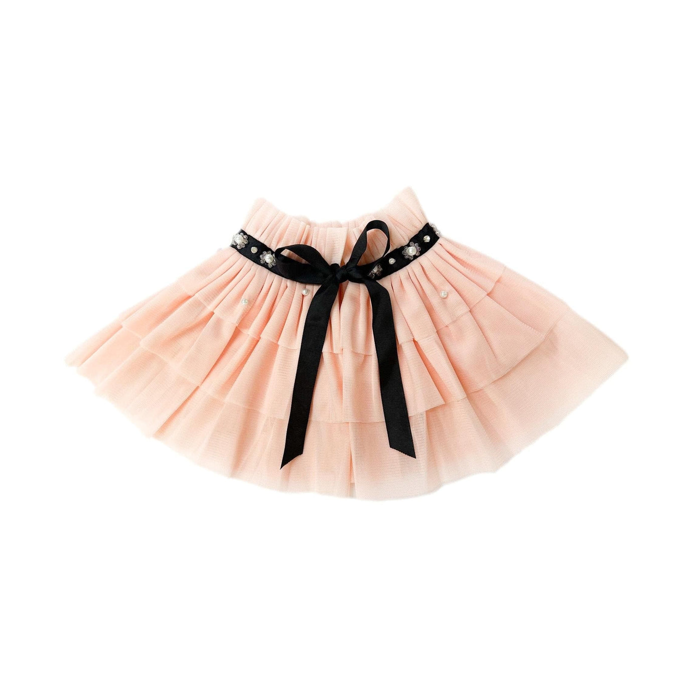 Girl | Victorian Tulle Cape | Peach