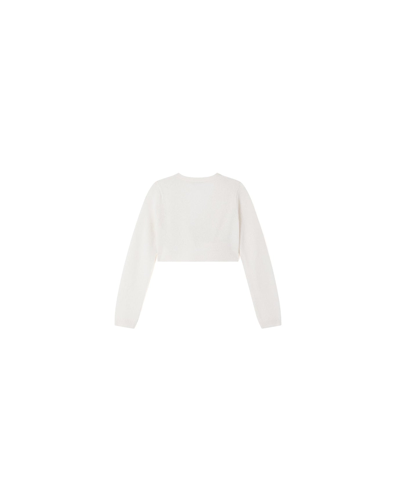 Girls | Beaded Surplice Cardigan | 6Y-8Y | Milk White