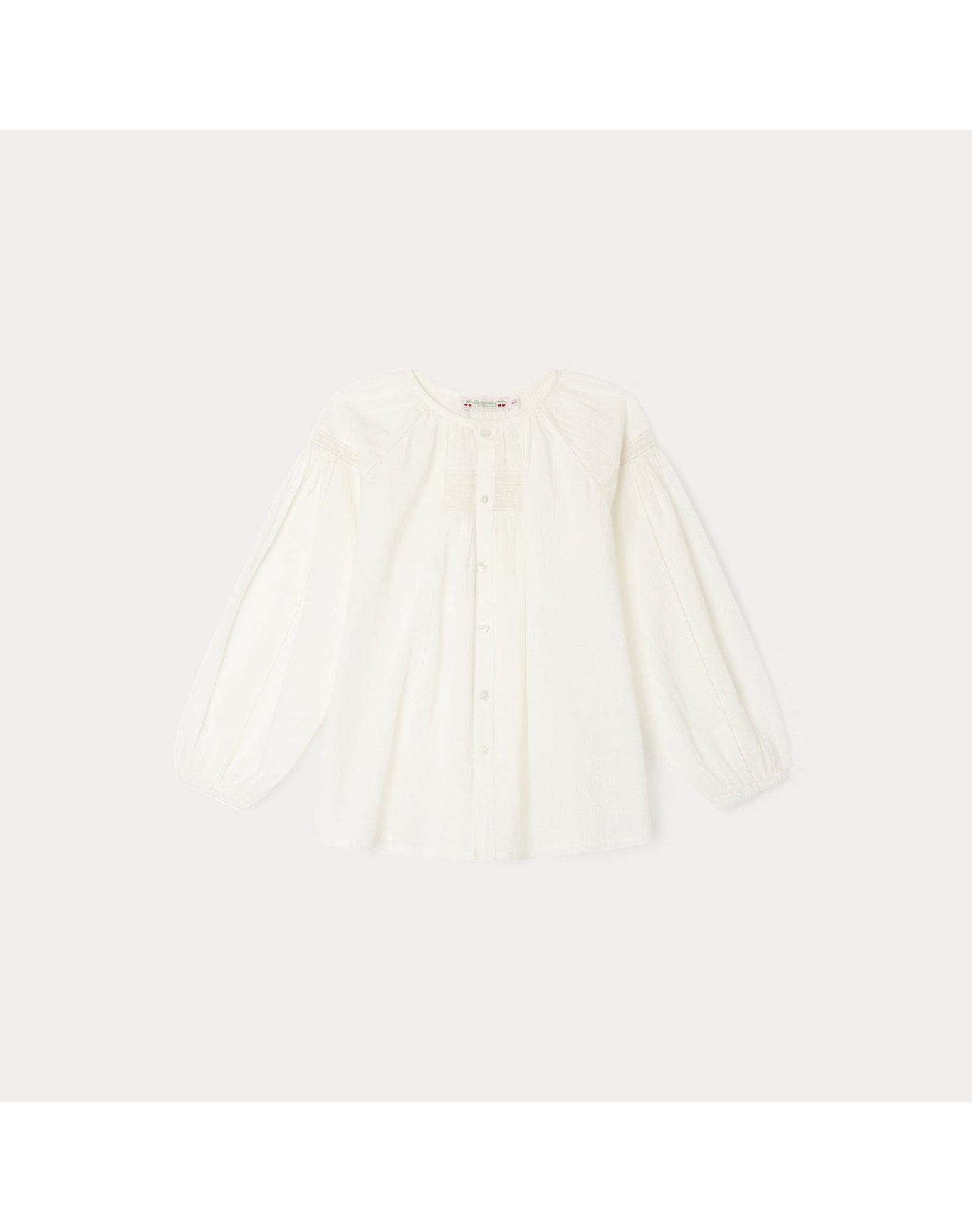 Girls | Bluette Blouse | 12Y | Milk White