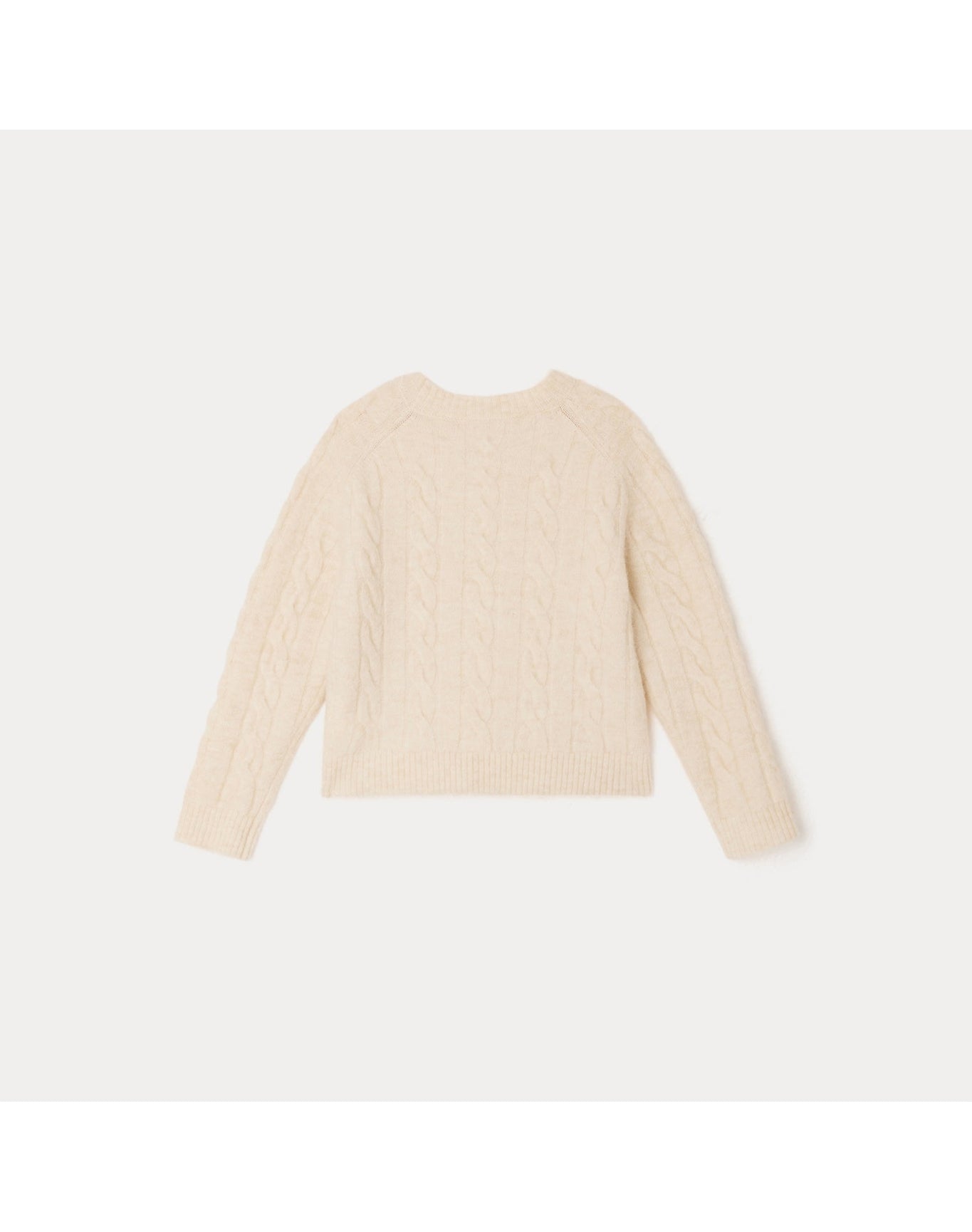 Girls | Brett Sweater | 6Y-8Y | Milk White