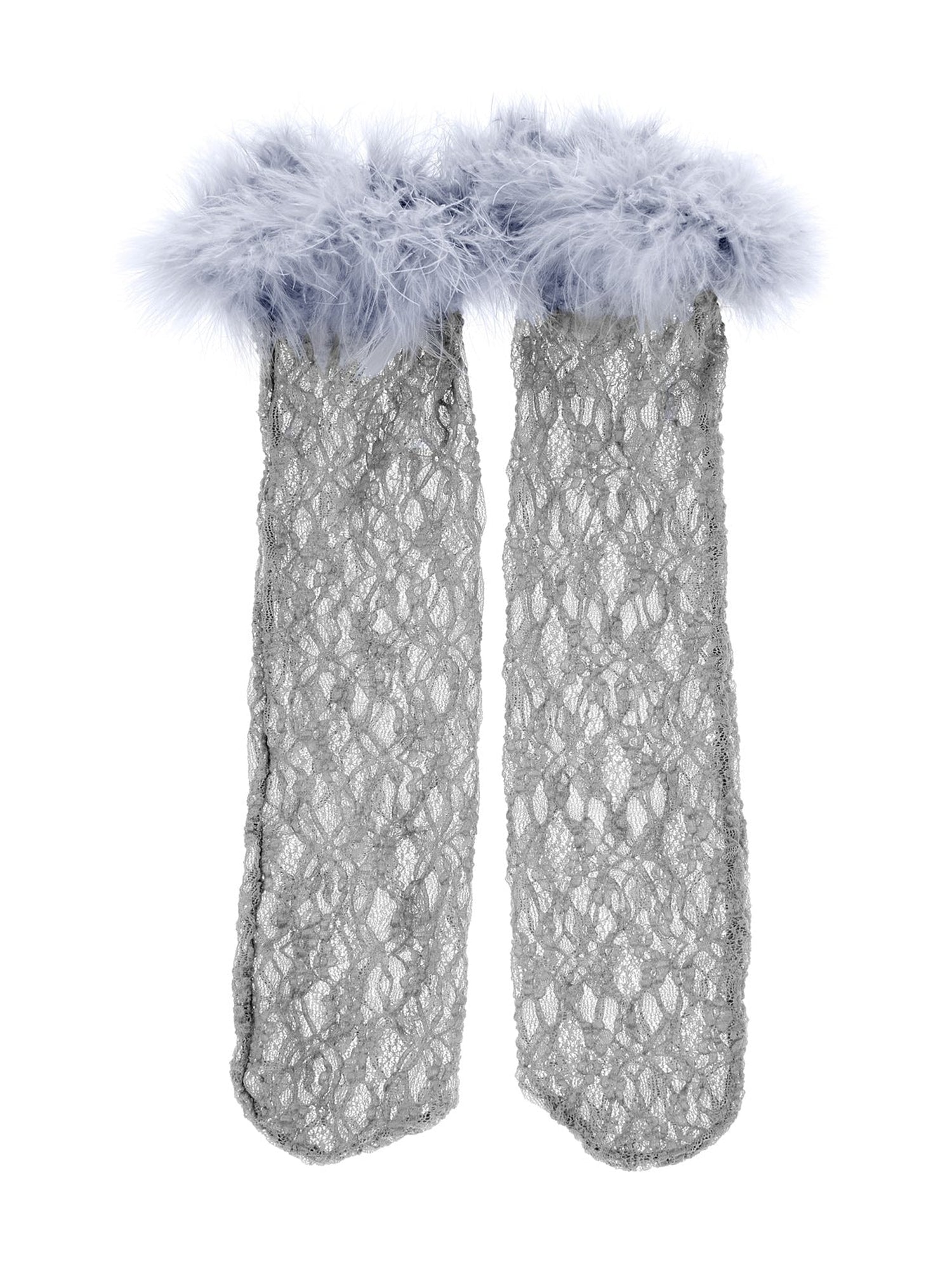 Girls | Feather Micromesh Socks | Grey