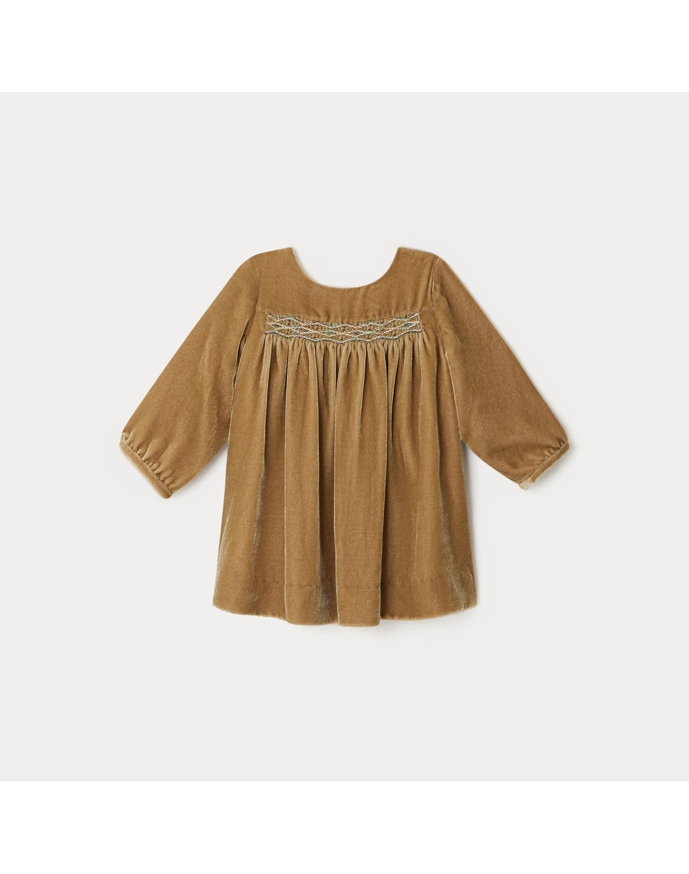 Girls | Felicie Smocked Dress | Beige