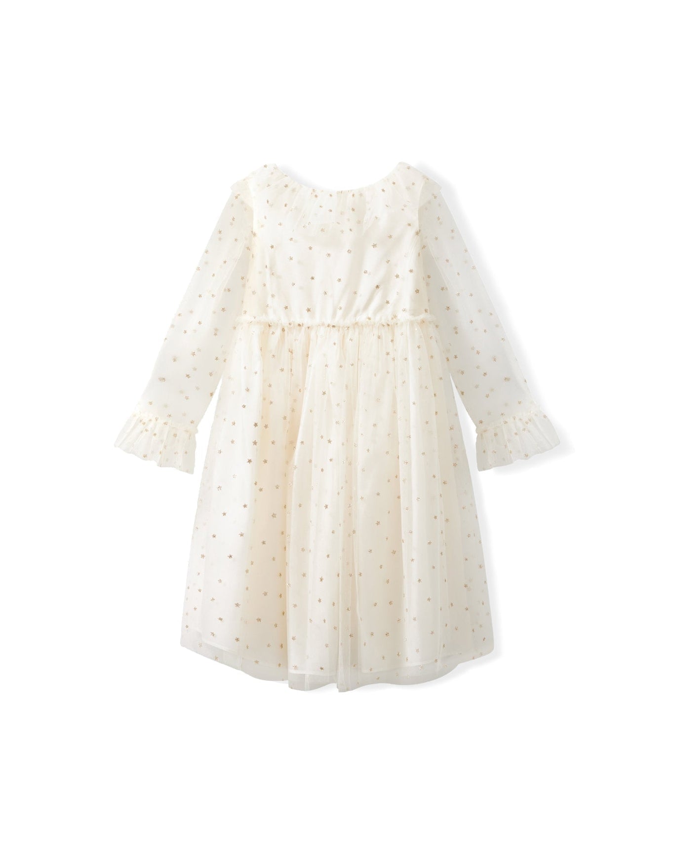 Girls | Sequined Tulle Dress | 14Y | Milk White
