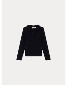 Girls | Tiara Polo Sweater | 4Y-8Y | Navy