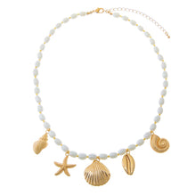 Pearl Ocean Charm Necklace - Adina's Jewels