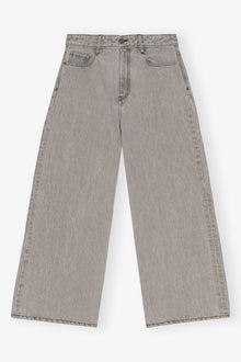 Grey Future Denim Wide Jeans | Gray Quill