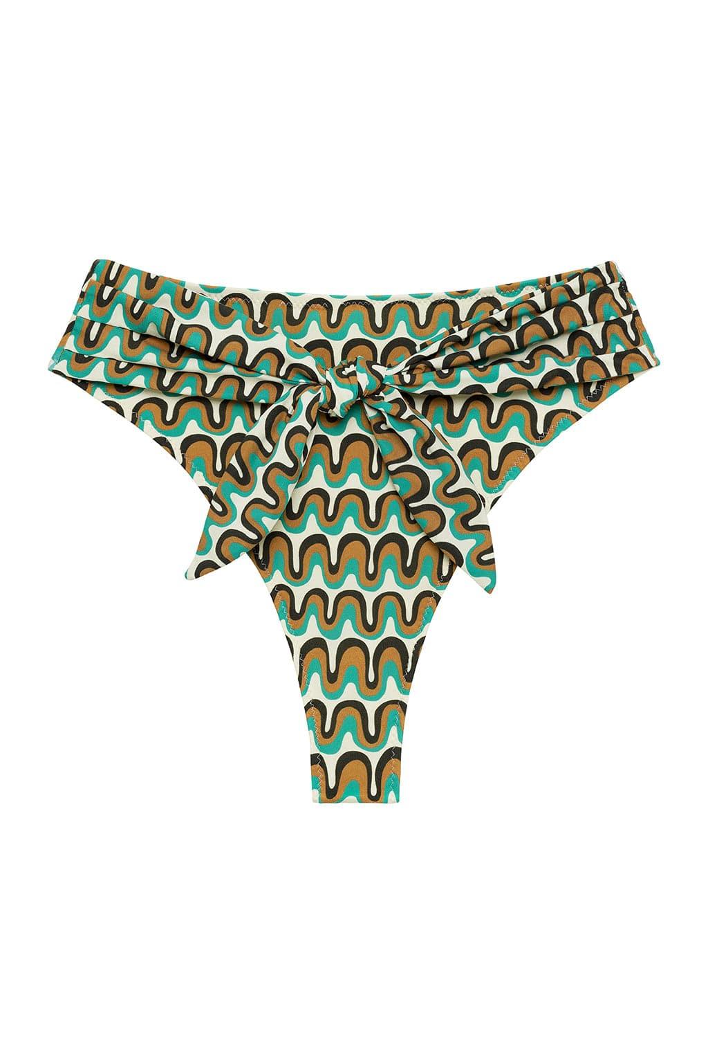 Paula Tie Up Bikini Bottom | Groovy
