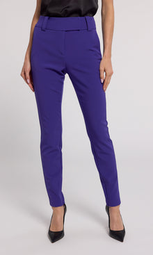 Alexandra Crepe Pants | Power Purple