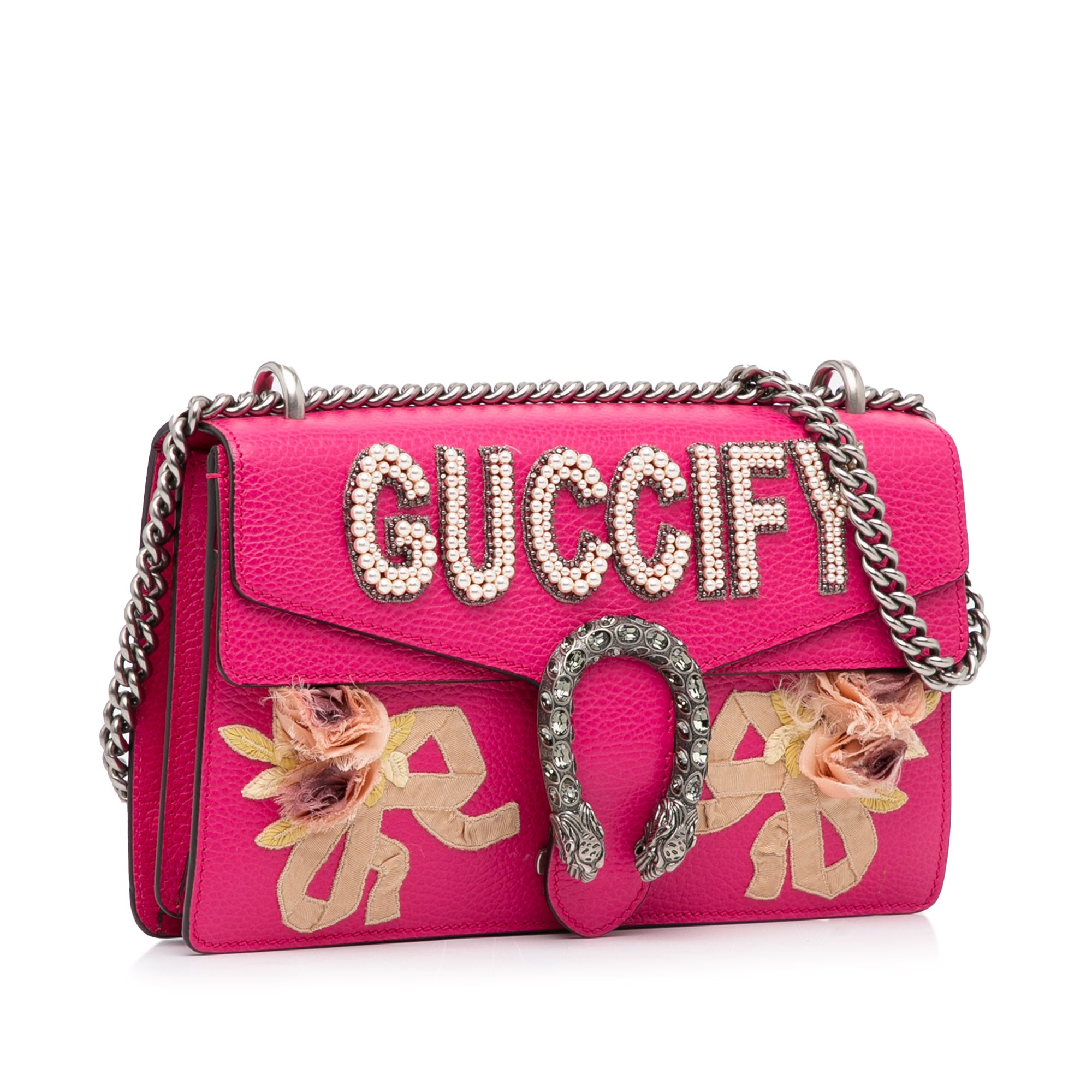 Gucci Pre-Owned Small Guccify Dionysus Shoulder Bag | Women | Pink