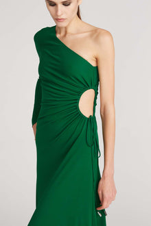 Halston | Bay Matte Jersey Gown Jade | Jade