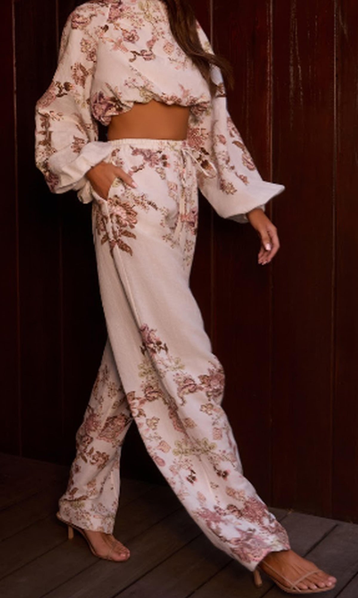 Hemant And Nandita | Diza Linen Cotton Pull On Pants | White
