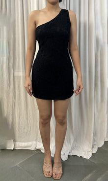 Hemant And Nandita | Inv Viscose Short Dress | Black