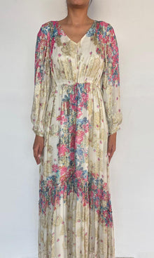Hemant And Nandita | Mila Viscose Kaftan | White Multi