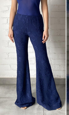 Hemant And Nandita | Tiya Viscose Georgette Pants | Blue