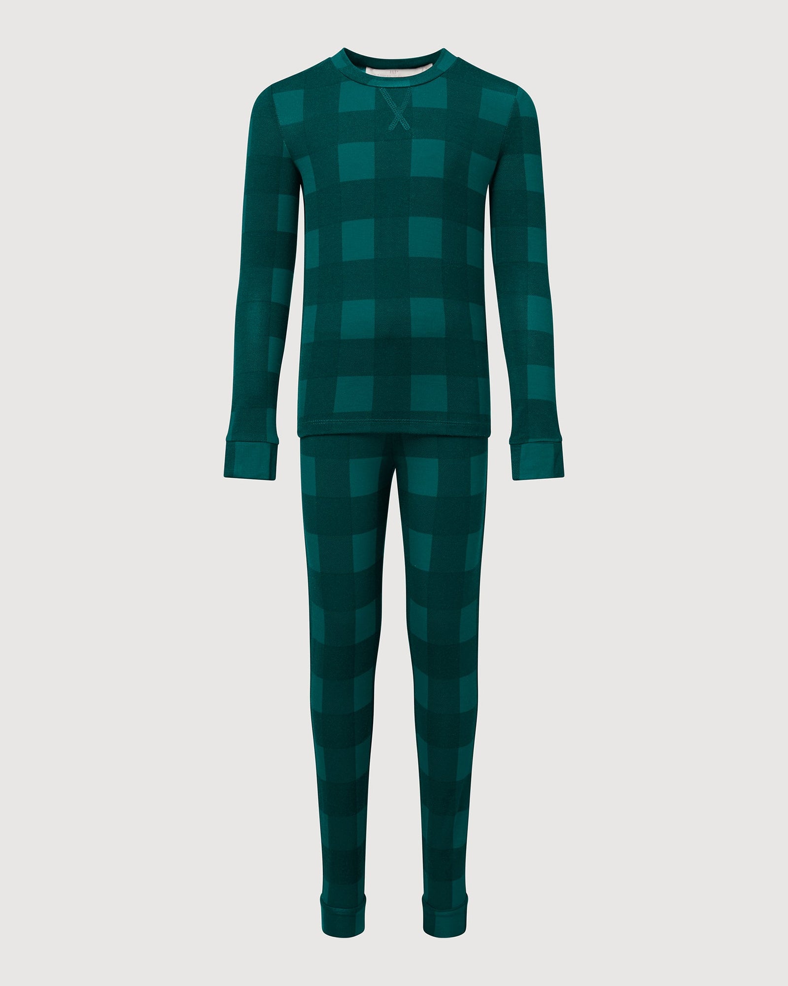 Kids Long Sleeve Pajamas | Green