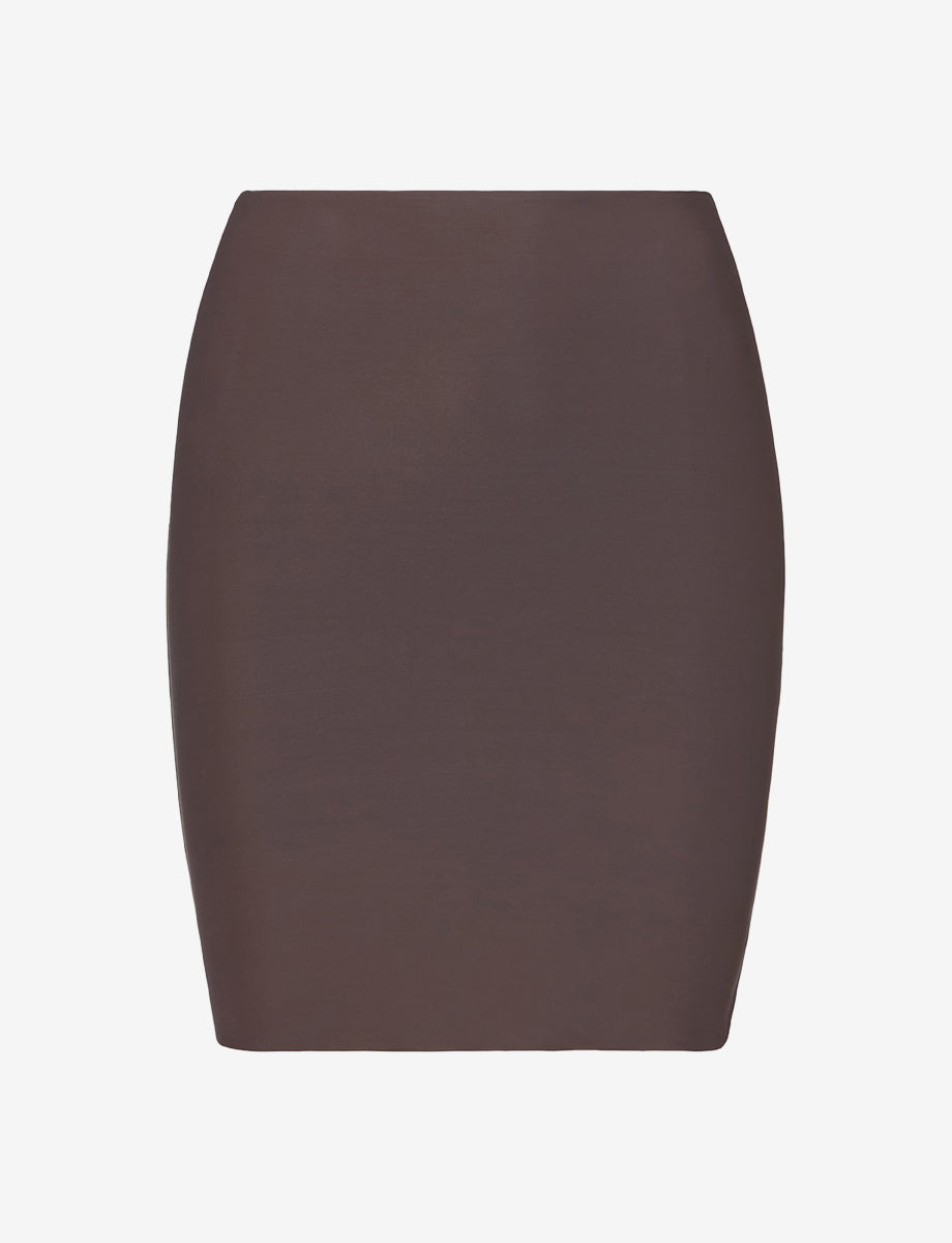 Classic Half Slip with Control Short::Mocha::Main