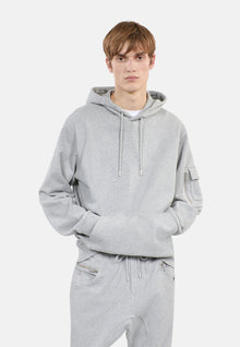 Grey Hoodie | Men | Ardoise