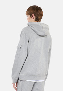 Grey Hoodie | Men | Ardoise