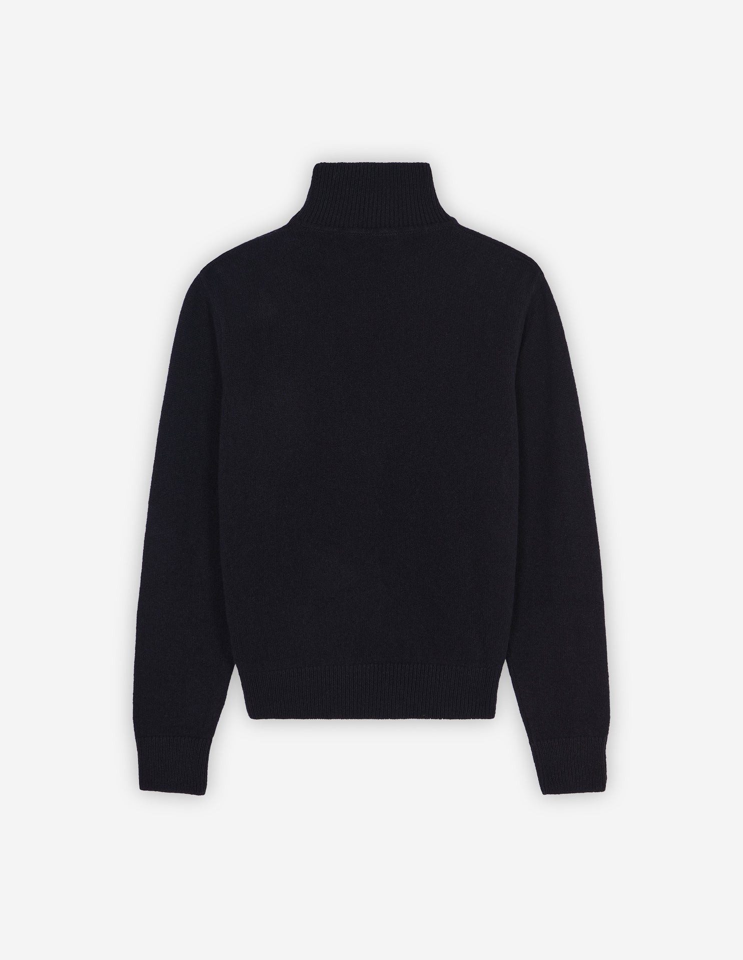 Womens | Baby Fox Patch Boxy Turtleneck Pullover | Navy