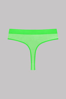 High-waist Thong - Corps à Corps Neon | Green