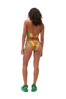Halter Bikini Top | Vibrant Orange
