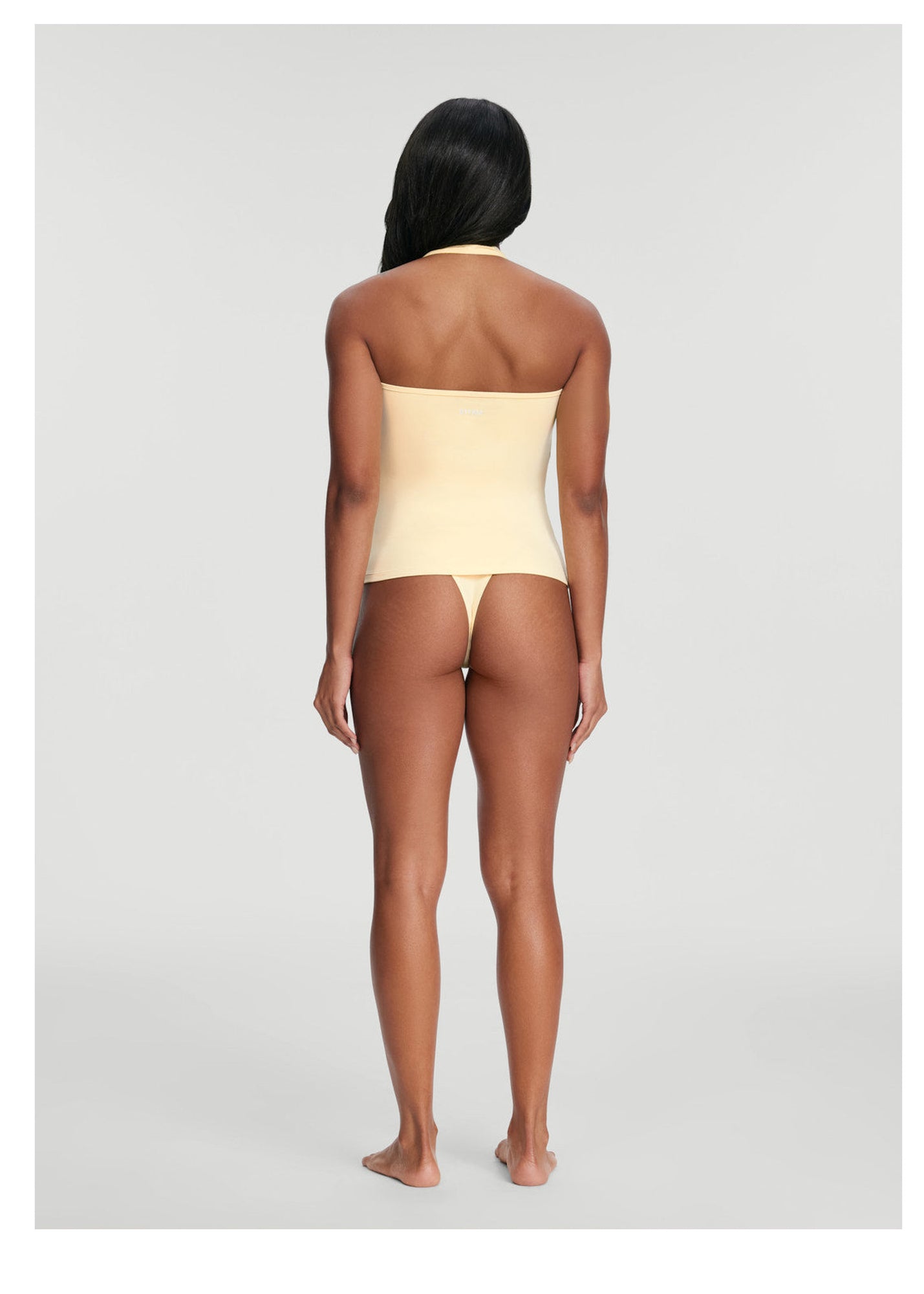 Halter Neck Tank Top | Lemon Meringue