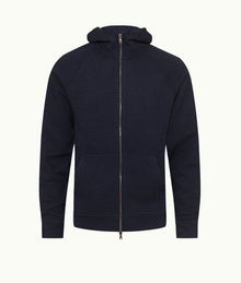 Harper Relaxed Fit Double-Faced Hooded Sweatshirt | Night Iris